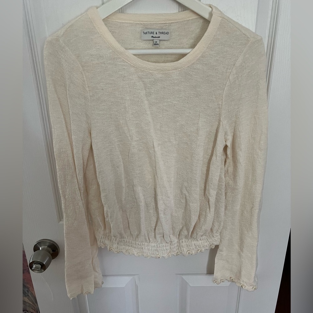 Madewell 100% cotton long sleeve to dress up